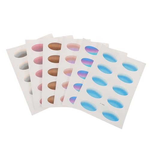 Beaupretty 6 Blätter Temporäre Lidschatten-aufkleber: Wasserdichte Augen Make-up Farbverlauf Aufkleber Für Mädchen Party Cosplay Festivals Dekoration Zubehör von Beaupretty