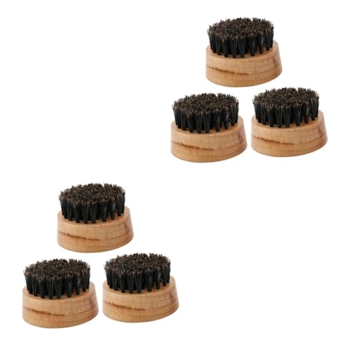 Beaupretty 6 Stk Bartbürste Pflegeartikel für Männer Bartreinigungsbürste beard brush for men bartpflege beard care Bartwerkzeug für Männer einfach Rasierpinsel Kamm Pflegebedarf Mann Borste von Beaupretty