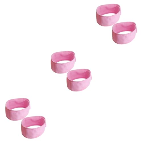 Beaupretty 6 Stk Handtuch Stirnband Make-up-stirnbänder Make-up-haarband Duschbad Einweg-stirnbänder Für Gesichtsbehandlungen Bilden Make-up-stirnband Spa Rosa Kopfmaske von Beaupretty