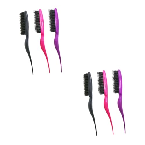 Beaupretty 6 Stk Mini-kamm Kopfhautkamm Styling-haarbürste Mini-haarbürste Mini-haarkamm Massagekamm Wolle Borsten von Beaupretty