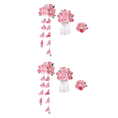 Beaupretty 6 Stk Blumenhaarnadeln Für Frauen Braut Haar Kimono-blumen-haarspange Japanische Blumenhaarspangen Kimono-blumen-haarnadeln Haarnadeln Japanischer Stil China Fräulein von Beaupretty