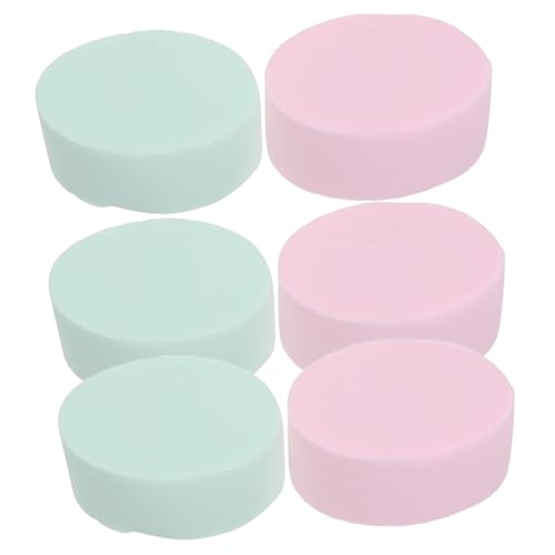 Beaupretty 6stücke Ovale Make-up-schwämme Puderquaste Kosmetik- Puff-schwamm Kissen Für Make-up Mischen Und Auftragen Geeignet Für Trockene Und Nasse Anwendung Mit Pinselersatz Für von Beaupretty