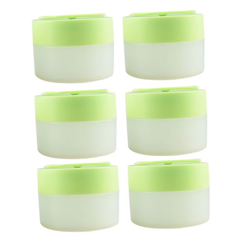 Beaupretty 6 Stück Nachfüllbare Kunststoff Cremetöpfe mit Deckel und Löffel Leere Kosmetikbehälter für Lotion Handcreme und Make Up Proben Austauschbarem Innenbehälter für Müheloses von Beaupretty