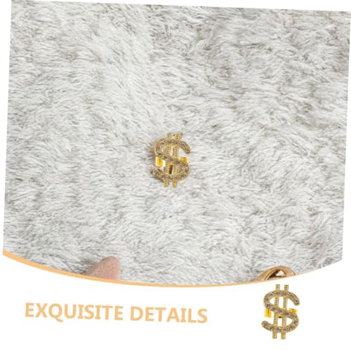 Beaupretty 6 Stück Punk Cosplay Ringe mit Funkelnden Strasssteinen Us Symbol Schmuck für Rapper Masquerade Kostümzubehör für Disco Konzert und Party von Beaupretty