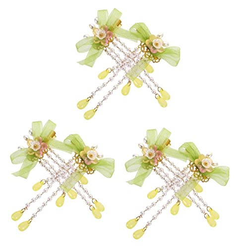 Beaupretty 6 Stk Quaste Haarspange Haarschmuck Für Kinder Fransenband Haarschmuck Für Frauen Blumenkopfschmuck Für Frauen Haarschmuck Mit Quasten Mädchen Die Blumen Quaste Anhänger von Beaupretty