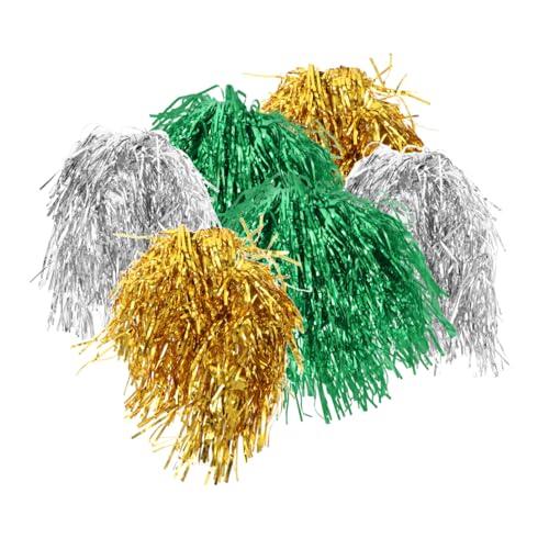 Beaupretty 6stücke Teiliges Metallic Perücken Für Cosplay Und Kostümpartys Glitzernde Regenbogen-perücken Für Halloween Und Mottopartys Spaßige Haaraccessoires von Beaupretty