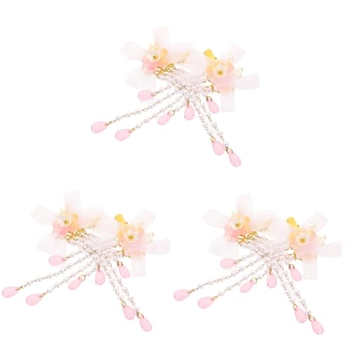 Beaupretty Dekorative Haarspangen 6 Stück Retro-Haarnadeln Für Mädchen Haarspangen Haarnadeln Clips Dekoration Haarschmuck Festlicher Stil Nadelkopf Kleid Traditionelles Chinesisch Rosa von Beaupretty