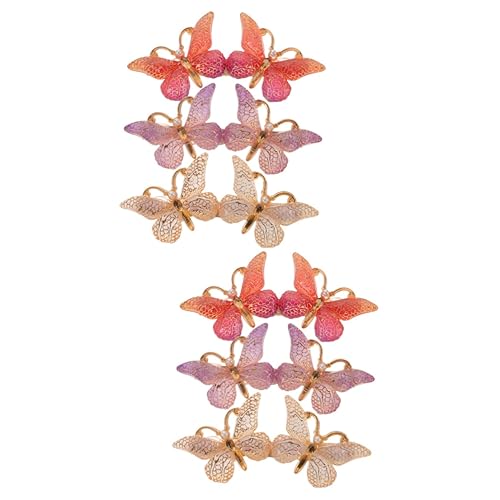 Beaupretty 6 Stk Schmetterlings-haarspange Alligatorhaar Aus Metall Haarklammern Für Kleinkinder Haarspangen Für Frauen Haarspangen Für Kinder Haarschmuck Für Damen Haarnadel Hochzeit Mädchen von Beaupretty