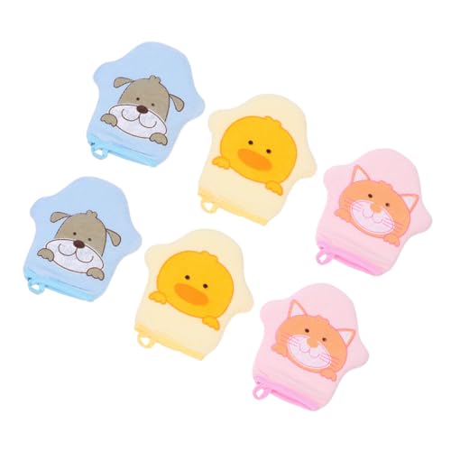 Beaupretty 6 Stück Teiliges Badehandschuhe Cartoon Weich Hautschonend Schaumreiches Waschen Junge Mädchen Hautpflege Dusche Gelb Blau Rosa Beaupretty 6 Stück Teiliges Badehandschuhe Cartoon Weich Hautschonend Schaumreiches Waschen Junge Mädchen Hautpflege Dusche Gelb Blau Rosa von Beaupretty