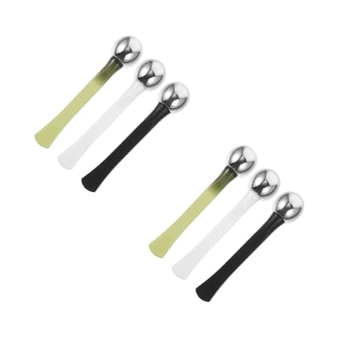 Beaupretty 6 Stück Teiliges Eye Massage Stick aus Langlebigem Zinklegierungsmaterial Glatte Oberfläche Fördert Multifunktional als Kosmetikspatel und Augencreme Löffel Kompakt und Tragbar für von Beaupretty