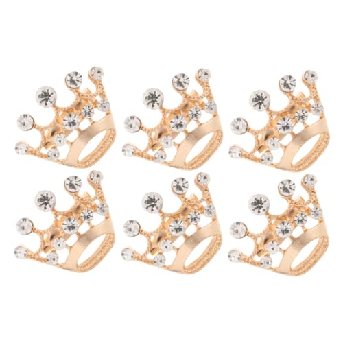 Beaupretty 6 Stück Teiliges Goldene Krone Broschen für Damen Dekorative Broschen für Kleidung Schals und Hüte mit Einzigartigem Design von Beaupretty