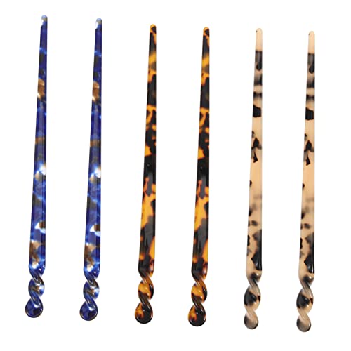 Beaupretty 6 Stück Teiliges Haarnadeln für Damen im Chinesischen Stil Retro Haarspangen für Chignon für Hochzeiten Partys und Tägliches Tragen von Beaupretty