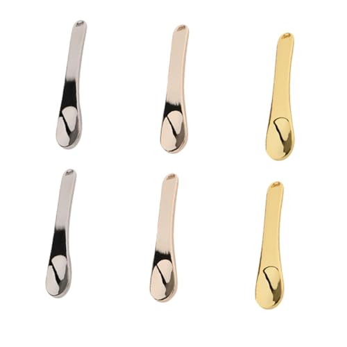 Beaupretty 6 Stück Teiliges Kosmetikspatel Hochwertiger Zinklegierung Up Löffel für Augencreme Gesichtscreme und Masken Kompakt Tragbar für Damen Geschenk von Beaupretty