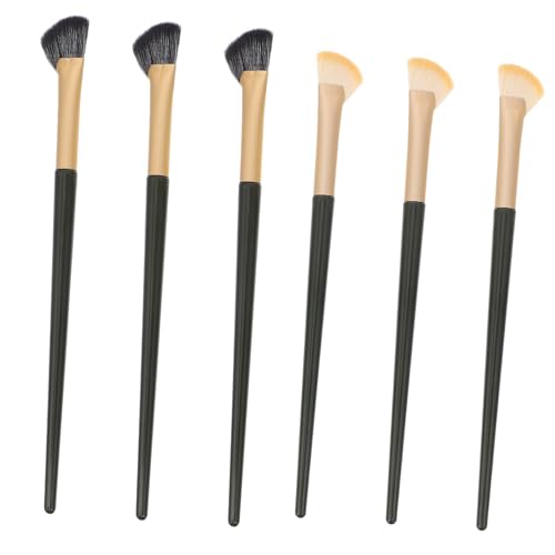 Beaupretty 6 Stück Teiliges Make Up Pinselset mit Schrägem Concealer und Lidschattenpinsel Vielseitig Verwendbar für Präzisen Lidstrich und Abdeckung von Augenringen Geeignet für Anfänger und von Beaupretty