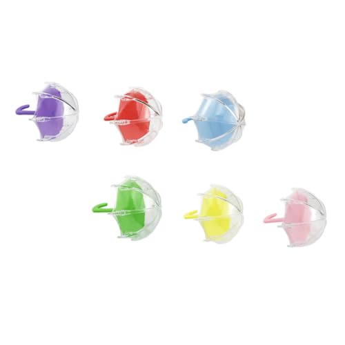 Beaupretty 6 Stück Teiliges Regenschirm Falsche Wimpern Aufbewahrungsboxen für Mädchen Praktische und Kreative Wimpern Organizer für Persönliche Nutzung oder Professionelle Kosmetikstudios von Beaupretty