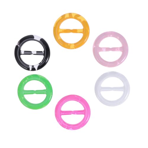 Beaupretty 6stücke Kleidungsclips Aus Runde Schnallen Zum Anpassen Hemdclips Und Kleider-schal-ring-clips Zum Schmücken Von Outfits Für Damen Und Mädchen von Beaupretty