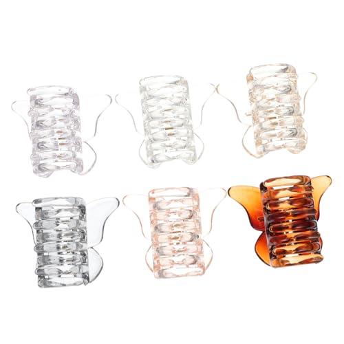 Beaupretty 6stücke Haarklammer Schmetterling Form Haarspange Haarklammer Für Frauen Mädchen Für Dickes Und Dünnes Haar Zum Baden Schminken Reisen Und Einkaufen von Beaupretty