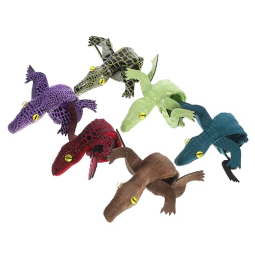 Beaupretty 6stücke Schnapparmband Aus Stahl Schlagarmbänder Für Junge Mädchen Mit Tiermotiven Armbänder in Großer Auswahl Schnapp Krokodil Für Halloween Props Hochwertige Verarbeitung Und Lan von Beaupretty