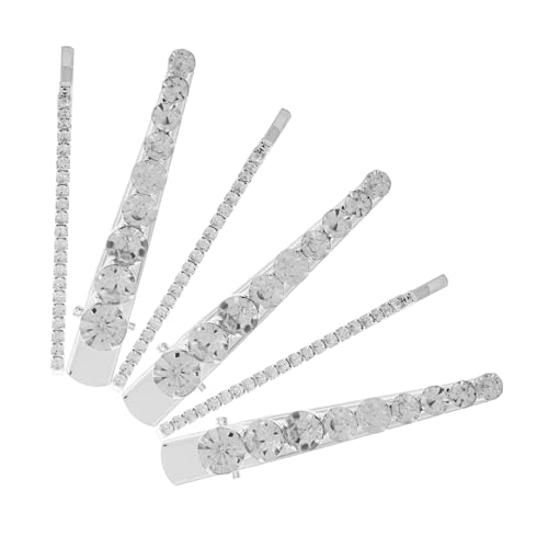 Beaupretty 6 Stück Teiliges Vintage Haarklammern mit Strasssteinen Haarspangen für Hochzeiten und Festliche Anlässe Funkelnde Haarschmuck Accessoires für Damen und Mädchen von Beaupretty