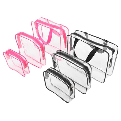 Beaupretty 6 Stück Transparente wasserdichte PVC Kosmetiktaschen Praktische Reise Organizer für Toilettenartikel Tragbare Kulturbeutel Vielseitige Aufbewahrungstaschen für Urlaub und Alltag Beaupretty 6 Stück Transparente wasserdichte PVC Kosmetiktaschen Praktische Reise Organizer für Toilettenartikel Tragbare Kulturbeutel Vielseitige Aufbewahrungstaschen für Urlaub und Alltag von Beaupretty