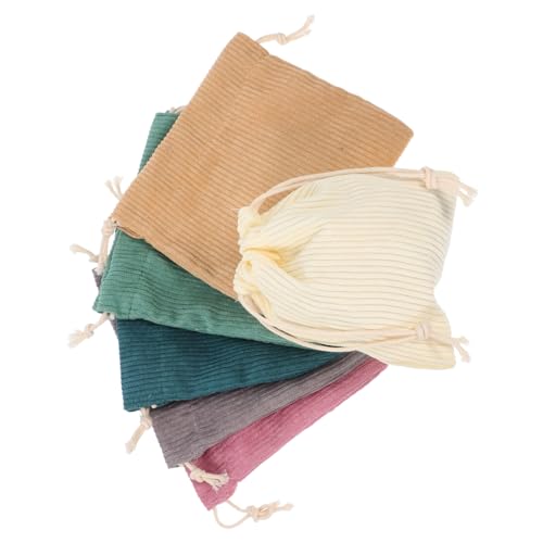 Beaupretty 6stücke Teiliges Kordelzug Kosmetiktasche Aus Baumwollcord Tragbare Kleine Make-up-Organizer Für Schmuck Und Kosmetik Platzsparend Und Sanft Zu Empfindlichen Materialien Für von Beaupretty