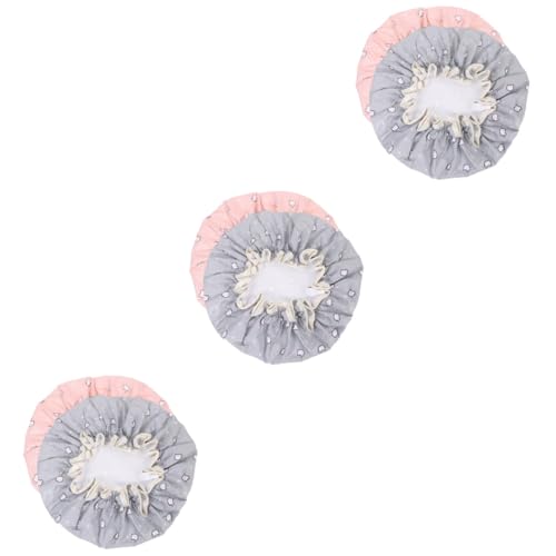 Beaupretty 6-Teiliges Elastisches Duschhauben-Haarset Für Mädchen Atmungsaktive Hüte Für Männer Mütze Mit Haaren Für Männer Badekappe Badehaube Regenbogen-Duschhaube Schöne Badekappen von Beaupretty