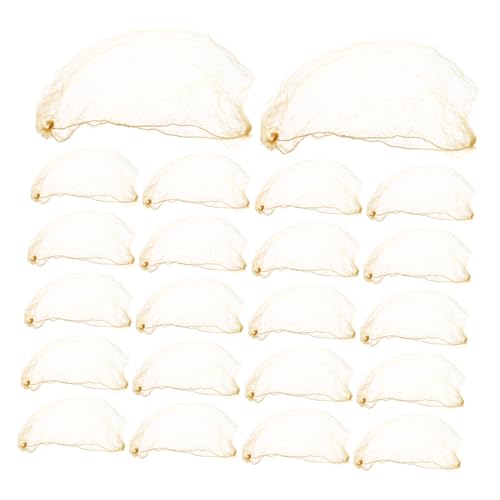 Beaupretty 60 Stück Goldene Haarnetze Elastisch Unsichtbar Für Dutt Styling Atmungsaktiv Leicht Für Frauen Mädchen Ballett Tänzerinnen Hochzeit Alltag von Beaupretty