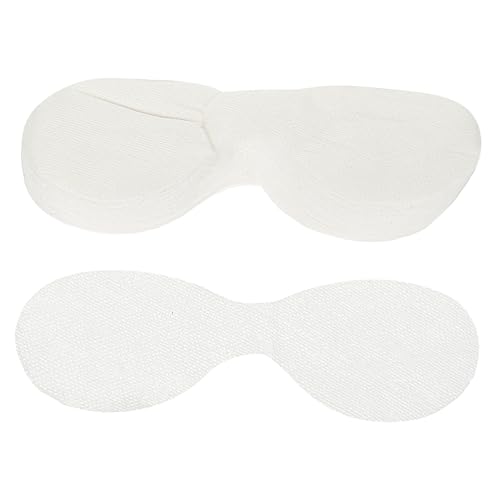 Beaupretty Gesichtswerkzeuge 600 Stück Augenmaske aus Papier werkzeug Pflege Augenmaskenpapier Zubehör Augenbinde Augenklappe Vlies Weiß Augenpflege-Tool von Beaupretty