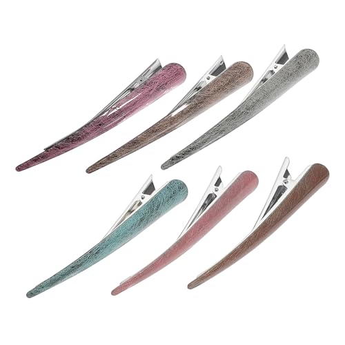Beaupretty 6stücke Teiliges Acryl-haarspangen Im Eleganten Horn-design Haarklammern Für Pferdeschwänze Und Stylische Frisuren Für Frauen Und Mädchen von Beaupretty