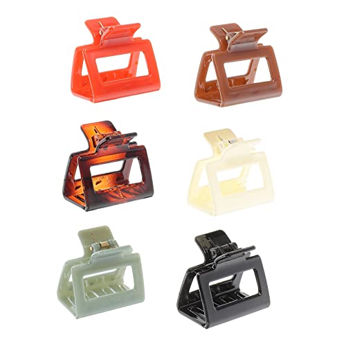 Beaupretty 6stücke Haarklammern Für Kurzes Haar Kleine Quadratische Haarklammern Für Frauen Haare Fixieren Haarstyling-accessoires Geeignet Für Dünnes Oder Normales Haar von Beaupretty