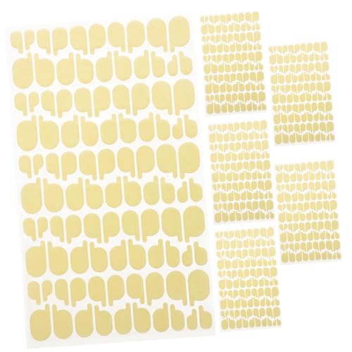 Beaupretty 6blätter Doppelseitige Nagelaufkleber Für Nagelständer Nagelständer-aufkleber French Tip Guide Nagelwerkzeuge von Beaupretty