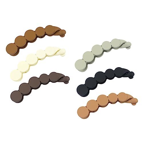 Beaupretty 6 Stück Große Bananen-haarspangen Dekorative Haarstyling-clips Für Frauen Mit Dickem Haar von Beaupretty
