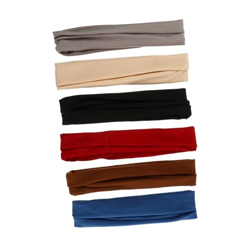Beaupretty 6stücke Elastisches Stirnband Für Sport Und Yoga Haarbänder Aus Hochwertigem Material Weich Und Strapazierfähig Leicht Zu Kombinieren Mit Outfits Waschbar Und Wiederverwendbar von Beaupretty
