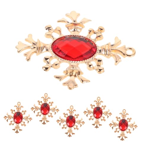 Beaupretty 6stücke Legierung Kreuz Anhänger Im Barockstil Für Diy Schmuck Bastelbedarf Mit Krone Anhänger Für Halsketten Ohrringe Armbänder Zubehör von Beaupretty