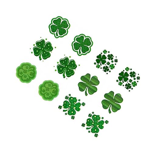 Beaupretty 72St Kleeblattaufkleber mit vier Blättern st patricks day decorations fotozubehör vierblättriger Körper deklas Paddys Aufkleber das Geschenk Geschenke Armaufkleber von Beaupretty