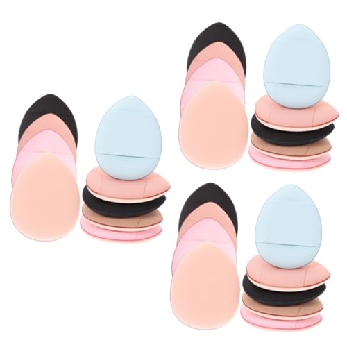 Beaupretty 75 Stk Puff Kissen An Den Fingers Pitzen Werkzeug Stoff Mädchen Puderquaste Kleines Brötchen von Beaupretty