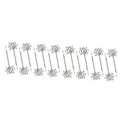 Beaupretty 8 Paare Braut Strass Haarspange Strass Haarnadel Hochzeit Haarnadel 90er Haarschmuck Haarspangen Aus Metall Für Damen 90er Schmuck Für Frauen Fräulein Zinklegierung Mädchen Stift von Beaupretty