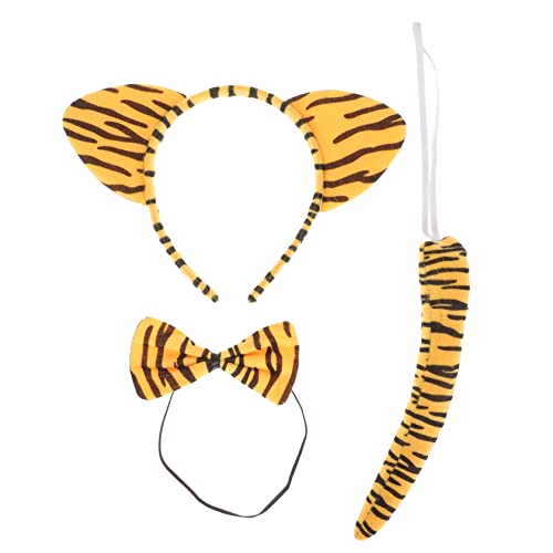 Beaupretty 8 Sätze Tierisches Stirnband Haarreifen Halloween-tierkostüm Tierkostümzubehör Waldtier Kostüm Leoparden-halloween-kostüm Stirnband Aus Tierhorn Ohr Stoff Dreiteiliger Anzug Kind von Beaupretty