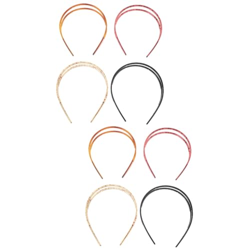 Beaupretty 8 Stk Hohles Stirnband Haarband makeup haarbänder haustuch turban Stirnbänder für Damen Stirnbänder mit Zähnen frauen stirnband Locken Kopfbedeckung Haarschmuck Fräulein Premium-PC von Beaupretty