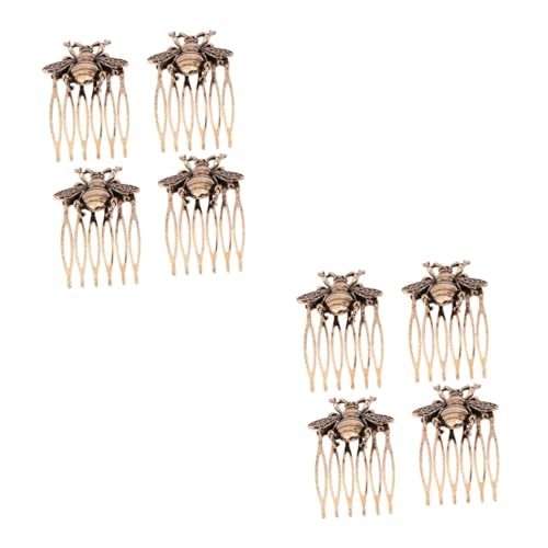 Beaupretty 8 Stk Retro Haareinsatz Haarschmuck Legierungseinsatz Kamm Bienenförmiger Haarkamm Antike Haarnadel Brauthaar-seitenkamm Damen Haarkamm Stift Brautkamm Seitenclip Jahrgang Fräulein von Beaupretty