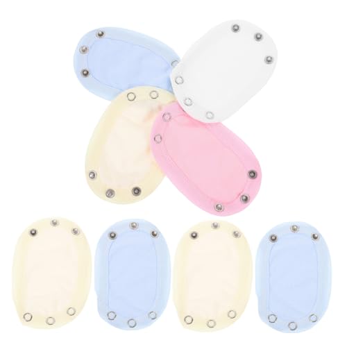Beaupretty 8 Stück Robe Verlängerungsfilm Jumpsuit Body Extender Snap Körperanzug Extender Body Anzug Snap Extender Bodysuit Snap Extender Aluminiumlegierung von Beaupretty