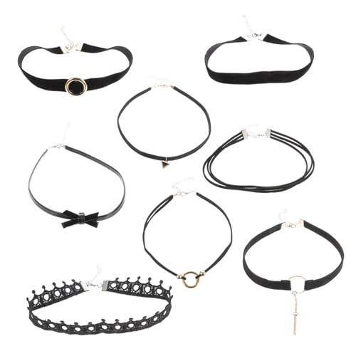 Beaupretty 8 Stück Teiliges Choker Halsketten Damen Verstellbar Einfache Modeschmuck Kette Schmuck für Alltag Party Festival von Beaupretty