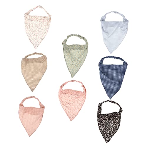 Beaupretty 8 Stück Blumen Haarschals Elastisches Dreieck Haartuch Für Damen Atmungsaktives Kopftuch Vielseitig Einsetzbar Für Reisen Partys Und Alltag Stoff Anpassung von Beaupretty