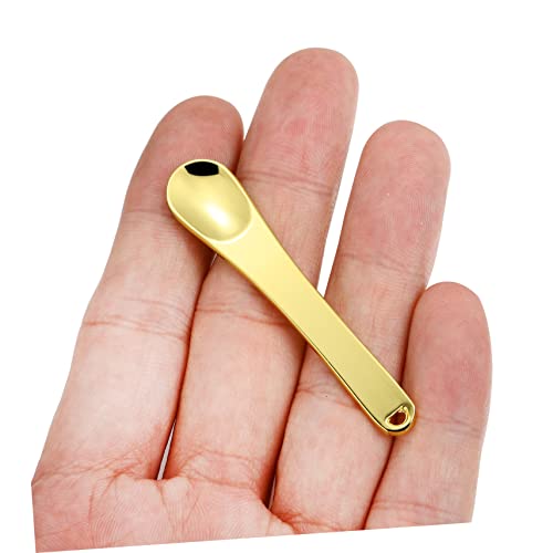 Beaupretty 8 Stück Teiliges Kleine Metall Spatel für Kosmetikcreme Leichte und Glatte Beauty Applikatoren Vielseitige Gesichtsmaske Löffel für Cremes Lotionen und Make Up mit Aufhängeöffnung von Beaupretty