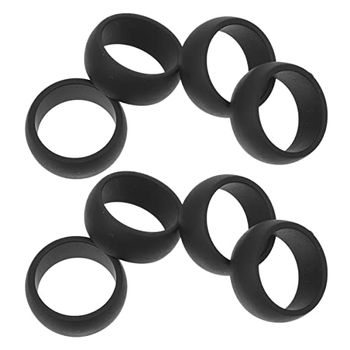 Beaupretty 8 Stück Teiliges Silikon Finger Ringe für Männer Sportzubehör für Fitness und Aktivitäten und Stylisch Schützen Ihren Ehering Zufällige Farbe Zufällige Farbe von Beaupretty