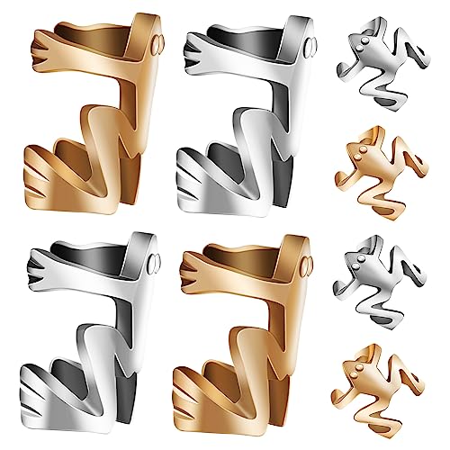 Beaupretty 8stücke Frosch Ohrhaken Clip Ohrknochenclip Frosch Ohrmanschette Nicht Durchdringender Ohrclip Aus Legierung Für Party Und Alltag von Beaupretty