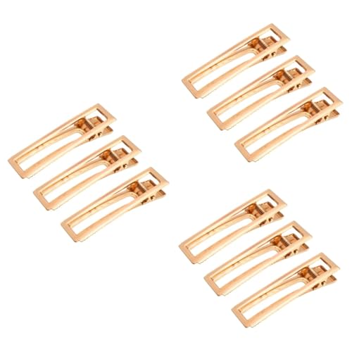 Beaupretty 9 Stk Alligatorhaar Haarspangen Aus Metall Für Damen Clips Zum Abteilen Von Haaren Haarspange Selber Machen Keine Haare Haarspangen Alligator Fräulein Schimmel Legierung von Beaupretty