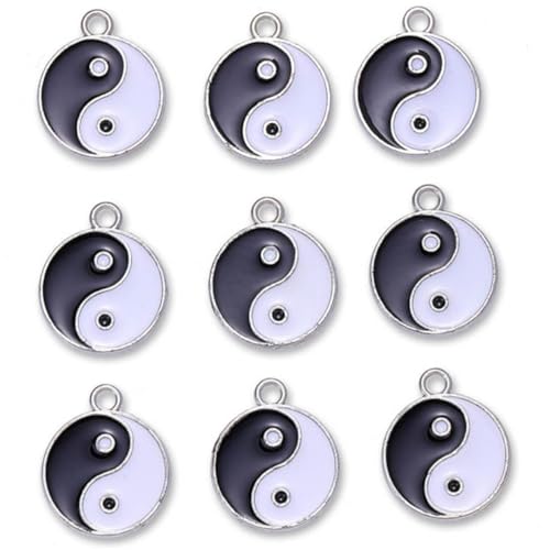 Beaupretty 9 Stück Teiliges Tai Chi Anhänger aus Langlebiger Zinklegierung Doppelseitig Bedruckt für DIY Schmuckherstellung Wie Armbänder Halsketten Ohrringe und Taschenanhänger Einfache Beaupretty 9 Stück Teiliges Tai Chi Anhänger aus Langlebiger Zinklegierung Doppelseitig Bedruckt für DIY Schmuckherstellung Wie Armbänder Halsketten Ohrringe und Taschenanhänger Einfache von Beaupretty