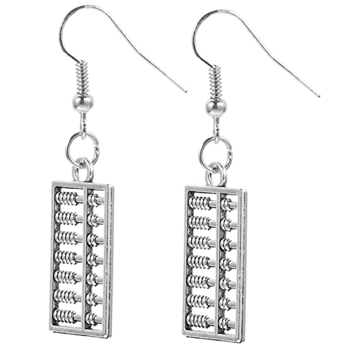 Beaupretty Matte Abakus Ohrringe Für Frauen Lustige Tropfenohrringe Aus Modischer Schmuck Für Mädchen Und Teenager von Beaupretty