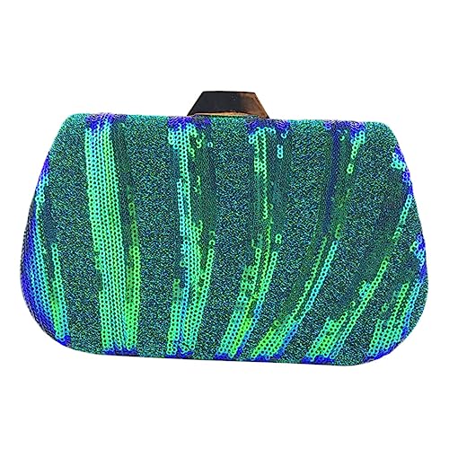 Beaupretty Abendtasche Damen Pailletten Clutch Elegant Glänzend Kreative Handtasche Mittelgroß Strapazierfähig Für Party Bankett von Beaupretty